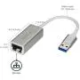 StarTech.com USB 3.0 to Gigabit Network Adapter - Silver - Sleek Aluminum Design for MacBook, Chromebook or Tablet - Native Driver Support (USB31000SA), Standard