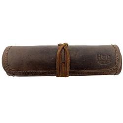 Leather Waxed Canvas Multi Purpose Travel Organizer Roll for Cables / Passport / Wallet / Valuables Handmade by Hide & Drink :: Fatigue