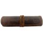 Leather Waxed Canvas Multi Purpose Travel Organizer Roll for Cables / Passport / Wallet / Valuables Handmade by Hide & Drink :: Fatigue