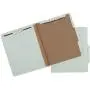 Amazon Basics Classification Folder- 100% Recycled, 1 Divider, 2-Inch Embedded, Letter, Light Green, 10-Pack