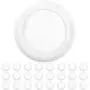 Sunco Lighting 24 Pack 5 Inch / 6 Inch Flush Mount Disk LED Downlight, 12W=75W, 4000K Cool White, 850 LM, Dimmable, Hardwire 4/6'' Junction Box, Recessed Retrofit Ceiling Fixture Sunco Lighting 24 Pack 5 Inch / 6 Inch Flush Mount Disk LED Downlight, 12W=75W, 4000K Cool White, 850 LM, Dimmable, Hardwire 4/6'' Junction Box, Recessed Retrofit Ceiling Fixture