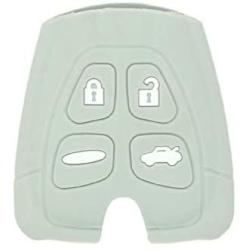 SEGADEN Silicone Cover Protector Case Holder Skin Jacket Compatible with SAAB 9-3 9-5 4 Button Remote Key Fob CV2760 Gray