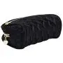 Harper Belle Beauty Quilted Heart Cosmetic Bag | Stylish Makeup Organizer Toiletry Bag for Women | Black