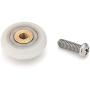 Set of 4 Dia 19mm Stainless Steel Shower Door Wheels Rollers Runners, White, 19mm x 5mm (Stainless steel-4PCS)