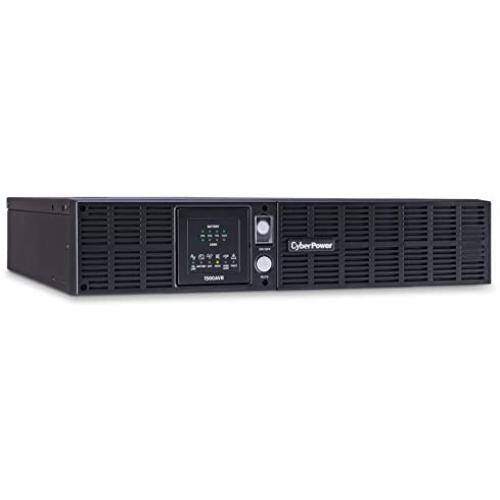 CyberPower CPS1500AVR Smart App LCD UPS System, 1500VA/900W, 8 Outlets, AVR, 2U Rack/Tower,Black