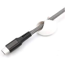 Cable Clips 3M Adhesive, Multipurpose Cord Organizer for Cable Management - White Combo Pack with 10 Reusable Cable Ties