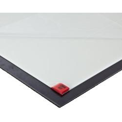 3M Clean-Walk Framed Mat 5840, White On Black, 31-1/2 in x 25-1/2 in, 1/Case