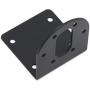 Befenybay 4PCS Black 37mm Diameter Motor Mounting Bracket + 4PCS 6mm Brass Hex Coupling with Screws (37mm)