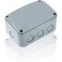 Nineleaf 1PK Outdoor Junction Box ABS Plastic Dustproof IP66 Waterproof Universal Electrical Boxes Project Enclosure Grey 4 7/8'' 3 1/4'' 2 1/4'' inch (125x86x62mm) fit 20mm Cable Gland for Outdoor Use