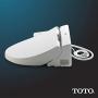 TOTO SW2034#01 C100 Electronic Bidet Toilet Cleansing Water, Heated Seat, Deodorizer, Warm Air Dryer, and PREMIST, Elongated, Cotton White