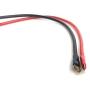 6 AWG Red+Black Battery Cable 2 feet Length with Gold Plated high Conductivity Terminal lugs Ideal for car, Boat Battery,Solar Battery Wiring. (A Pair) l