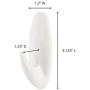 Command Designer Hooks, Medium, White, 6-Hooks (17081-6ES), Organize & Decorate Damage-Free