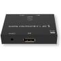 DisplayPort Switch, ConnBull Bidirectional DisplayPort 1.4 KVM Splitter 2 Input 1 Output - Supports 8K 4K 1080P, Manual DP Switcher for Monitor etc