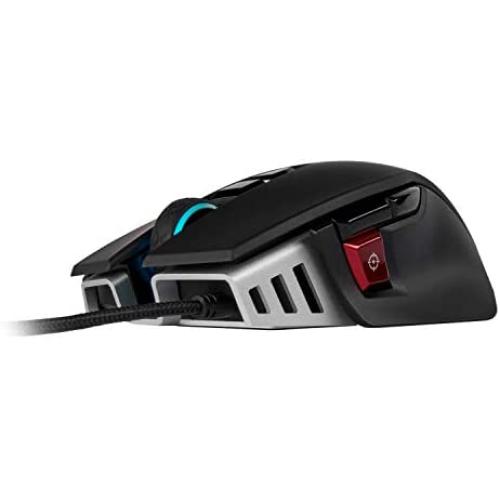 Corsair M65 RGB Elite – Wired FPS and MOBA Gaming Mouse – Adjustable Weight and Balance – Durable Aluminum Frame – 18,000 DPI Optical Sensor , Black Corsair M65 RGB Elite – Wired FPS and MOBA Gaming Mouse – Adjustable Weight and Balance – Durable Aluminum Frame – 18,000 DPI Optical Sensor , Black