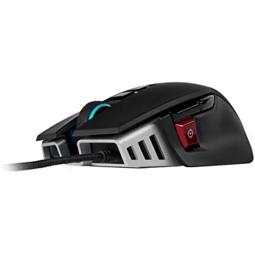 Corsair M65 RGB Elite – Wired FPS and MOBA Gaming Mouse – Adjustable Weight and Balance – Durable Aluminum Frame – 18,000 DPI Optical Sensor , Black