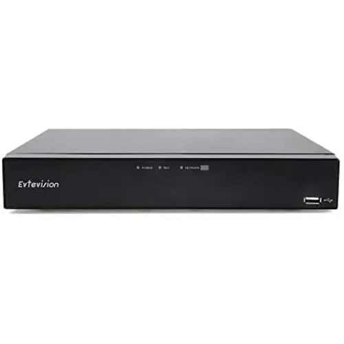 Evtevision 16CH 1080N DVR Video Surveillance Recorder Without Hard Drive - 5-in-1 Supports HD-TVI, CVI,AHD,CVBS,Onvif IP Security Cameras, Remote Viewing, Motion Detection