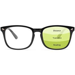 Gaoye Progressive Multifocus Reading Glasses Blue Light Blocking Women/Men,Computer Readers with Spring Hinge