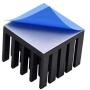 20pcs Aluminum Heatsink 20x20x16mm / 0.79x0.79x0.63 inches with Thermal Conductive Adhesive Tape for Electronic Chip MOS IC Diode Triode Cooling Heat Dissipation