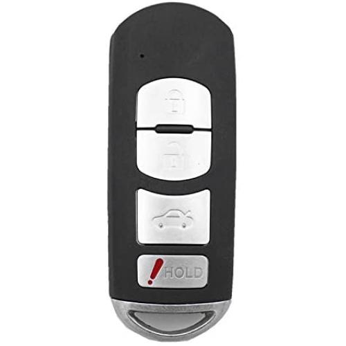 WFMJ for 2014-2018 Mazda 3 6 SKE13D-01 Keyless Entry 4 Buttons Remote Smart Key Case Shell Fob