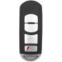 WFMJ for 2014-2018 Mazda 3 6 SKE13D-01 Keyless Entry 4 Buttons Remote Smart Key Case Shell Fob