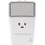 NETGEAR PowerLINE 1200 Mbps, 1 Gigabit Port with Pass-Through, Extra Outlet (PLP1200-100PAS),Pale Gray
