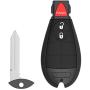 VOFONO Entry Remote Key Fob Keyless Fit for Chrysler Town and Country 08-16, 300 08-10/ Dodge Charger 08-12, Challenger 08-14, Durango 08-12, Grand Caravan 08-16, Journey 09-12, Ram 08-12 (Set of 2)