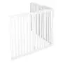 PAWLAND Freestanding Foldable Pet Gate for Dogs Extra Wide and Tall,4 Panel,36 inch Tall Dog Fence, Dog Gate for The House, Doorway, Stairs, White PAWLAND Freestanding Foldable Pet Gate for Dogs Extra Wide and Tall,4 Panel,36 inch Tall Dog Fence, Dog Gate for The House, Doorway, Stairs, White