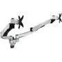 Mount-It! Dual Monitor Wall Mount with Articulating Gas-Spring Arms, VESA 75x75 mm and 100x100 mm, 19.8 lb weight capacity, Silver (MI-42114) Mount-It! Dual Monitor Wall Mount with Articulating Gas-Spring Arms, VESA 75x75 mm and 100x100 mm, 19.8 lb weight capacity, Silver (MI-42114)