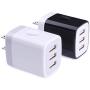 Charging Block, USB Plug, Hootek 2Pack 3.1A 3-Muti Port USB Charger Cube Charging Brick Box Compatible iPhone 11/XS MAX/X/8/7/6S Plus, iPad, Samsung S20 FE 5G S10e S10 S9 S8 S7, Note20 Ultra 5G 10, LG