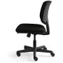 HON Volt Leather Task Chair - Computer Chair for Office Desk, Black (H5703)