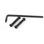 RAYNAG 2 Set Anti Walk Pins .154 Non-Rotating Black Screws Anti-Slip Fixed Column Rotation Pins Hammer Trigger Pins