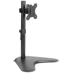VIVO Single Monitor Stand - Freestanding VESA Steel Mount Base Riser fits 13 to 32 inch Screens, Adjustable Height, Tilt, Swivel, Rotation STAND-V001H