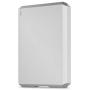 LaCie Mobile Drive, 2 TB, External Hard Drive HDD – Moon Silver, USB-C USB 3.0, with Rescue Services (STHG2000400)