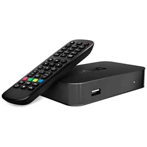 Infomir MAG420w1 Set-Top Box 4K HEVC Support 512 Mb RAM, 512 Mb NAND, USB × 2 pcs. (3.0, 2.0), Built-in Wi-Fi, Linux OS, HDMI and RCA outputs Infomir MAG420w1 Set-Top Box 4K HEVC Support 512 Mb RAM, 512 Mb NAND, USB × 2 pcs. (3.0, 2.0), Built-in Wi-Fi, Linux OS, HDMI and RCA outputs