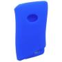 Ezzy Auto Blue and Rose Silicone Rubber Key Fob Case Key Cover Key Jacket Skin Protector fit for UX NX RX GX LX is ES GS LS