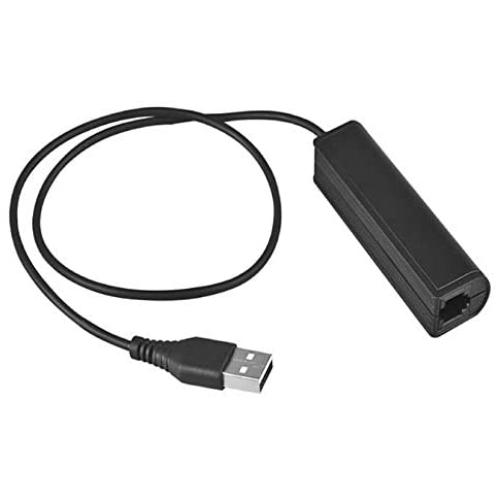 RJ9 Plug to USB Headset Adapter Compatible with Plantronics Jabra Sennheiser Wireless DECT Headsets for Use with Computers PC Laptop Mac Tablet Window Softphones Devices