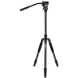 SIRUI T04S Series Carbon Fiber Tripod with VA-5 Compact Fluid Video Head (T-024SK+VA-5)