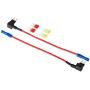 Uriveusa 12V Car Add-A-Circuit Fuse TAP Adapter Fuse Holder with 10A, 20A Fuse [Upgraded Fuses] - (2 Pack) (Micro2 Fuse)