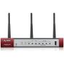 ZyXEL Next Generation VPN Firewall with 1 WAN, 1 SFP, 4 LAN/DMZ Gigabit Ports and 802.11ac/n WiFi [USG20W-VPN]