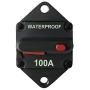 100A Waterproof Marine Thermal Circuit Breaker with Manual Reset, 12V- 48VDC