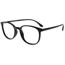 Firmoo Blue Light Blocking Reading Glasses Unisex, Square Computer Reading Glasses with Magnification