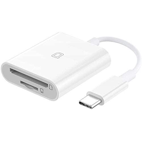 nonda USB C to SD Card Reader, SD/MicroSD to USB C Card Reader Adapter [Thunderbolt 3] Compatible with iPad Pro 2020/2019, MacBook Pro 2019, MacBook Air 2020, Galaxy S10/S9, Surface Book 2 and More