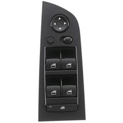 A-Premium Power Window Switch Replacement for BMW E90 E91 E92 E93 325i 2005-2011 335i 2007-2012 Front Left(with Power Folding Mirrors)