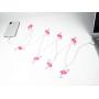 YAGE Tale Pink Flamingo USB Christmas Light Phone Charger Cord Designed for Women 50inch 8LED Bulb Compatible with Phone 5 5s 6 6plus 6s 6s Plus 7 7plus 8 8plus X XR XS XS Max 11Pro Max etc
