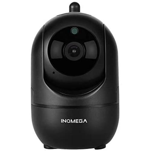INQMEGA FHD 1080P WiFi Home IP Camera, Indoor Pan/Tilt 2.4Ghz Wireless Security Camera,Nanny cam with Auto Tracking, Cloud Service, Night Vision, Two Way Audio for Baby/Elder/Pet (Black)