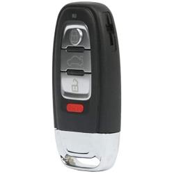 cciyu X 1 Flip Key Fob with Key Blade 4 buttons Replacement for 09 10 11 12 13 14 15 16 for A udi A1 A3 Quattro A4 A5 Series with FCC IYZFBSB802