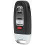 cciyu X 1 Flip Key Fob with Key Blade 4 buttons Replacement for 09 10 11 12 13 14 15 16 for A udi A1 A3 Quattro A4 A5 Series with FCC IYZFBSB802