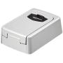 Amazon Basics Wall Mounted Key Storage Box - Combination Lock - Grey