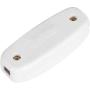 Appliance Switch, AC 250V 10A Inline Cord Switch ON/OFF Rocker Switch Table Desk Lamp Cord Cable Switch with LED Indicator Light for Lighting Products (White)