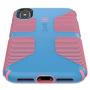 Speck Products iPhone Xs/iPhone X Case, CandyShell Grip, Azure Blue/Melon Pink
